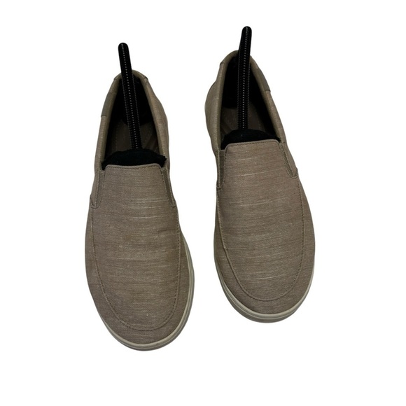 Crocs Shoes Womens 8 Citilane Low Flats 204929 Brown Fabric Slip on Round Toe - Picture 2 of 8